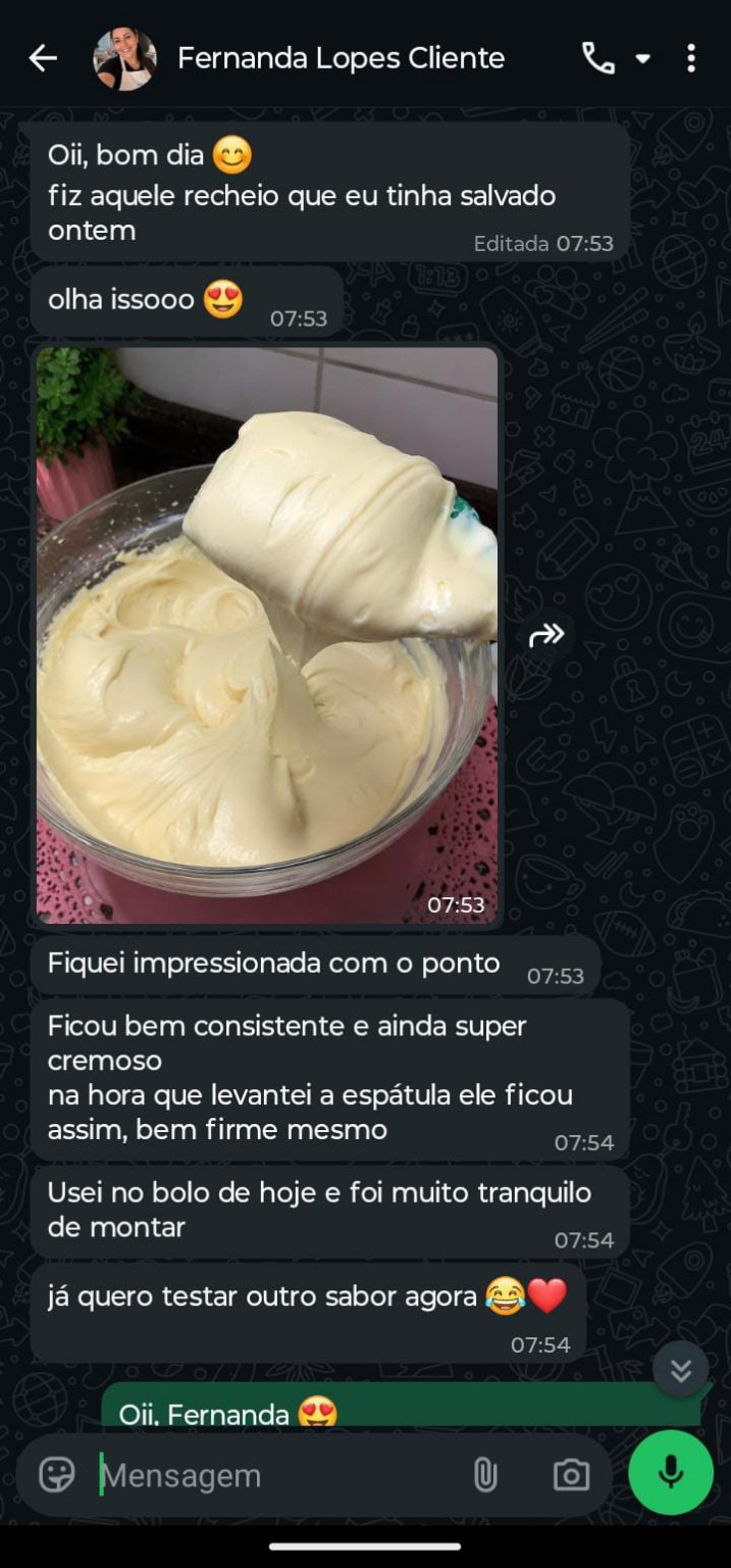 Feedback real de cliente do Recheia 8