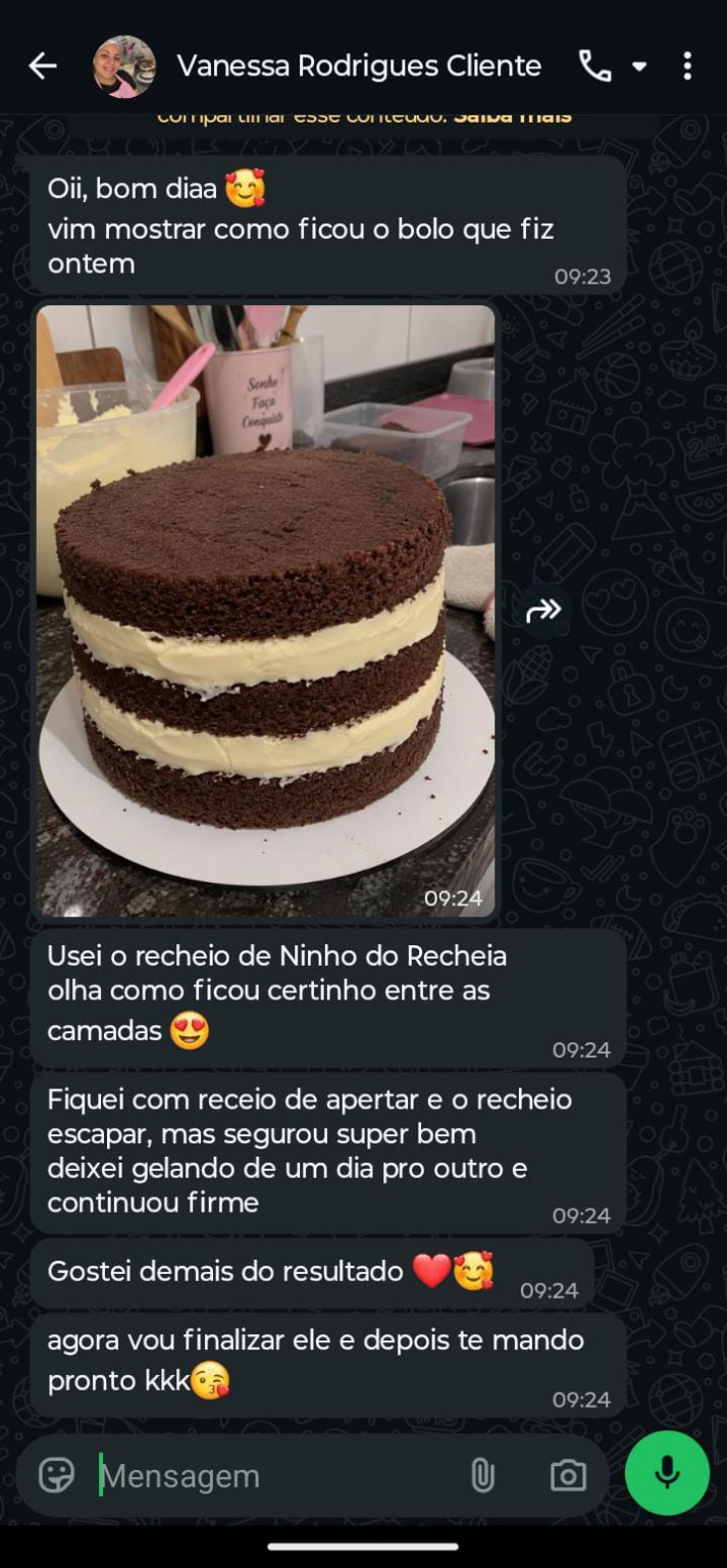 Feedback real de cliente do Recheia 10